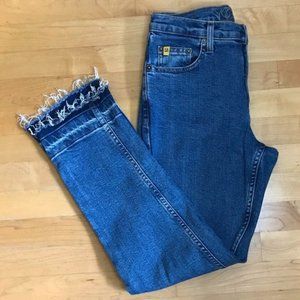 High-waisted flare Yoga jeans